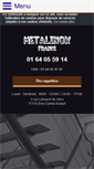 Mobile Screenshot of metallerie-metalinox.com